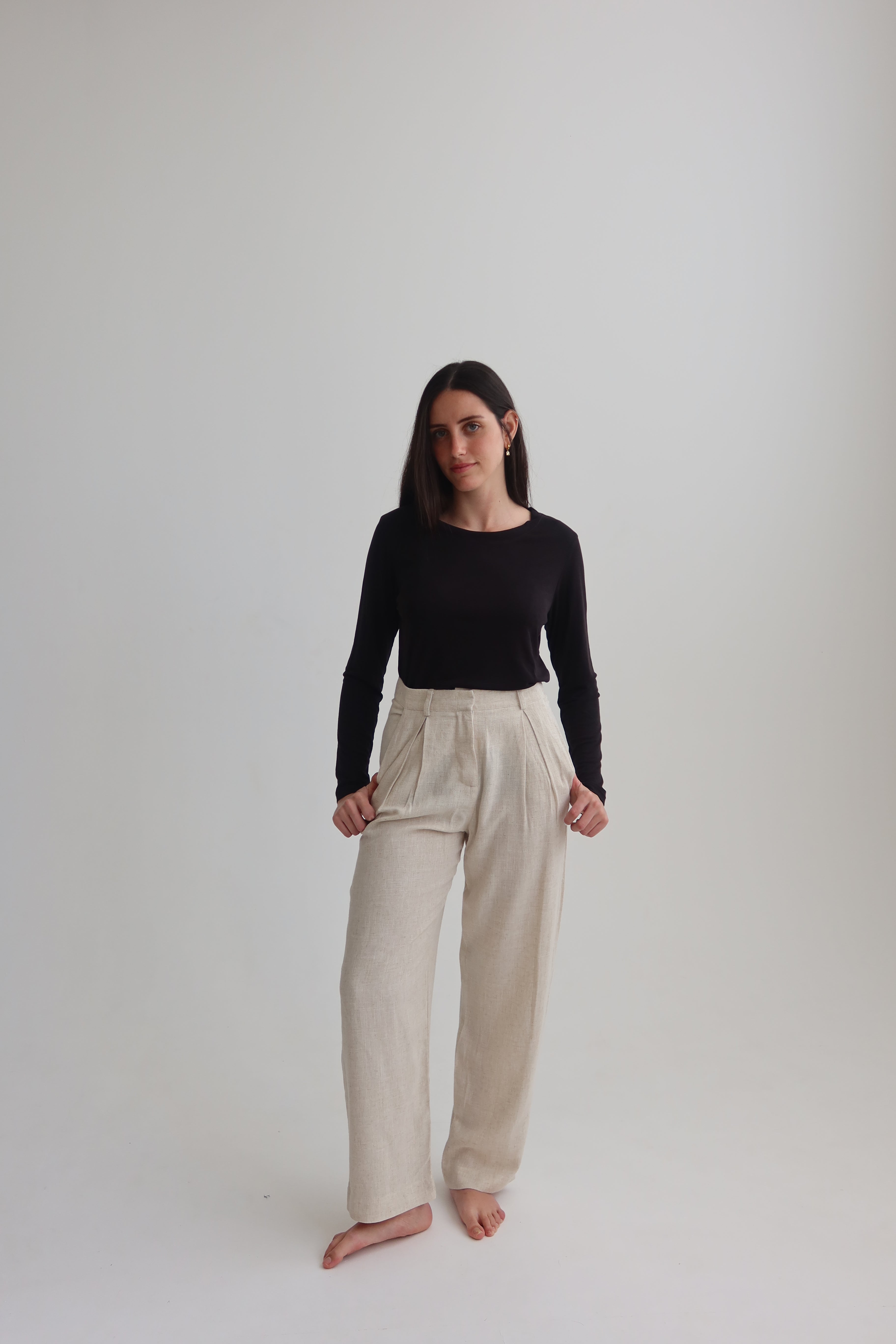 Stone tailored pants