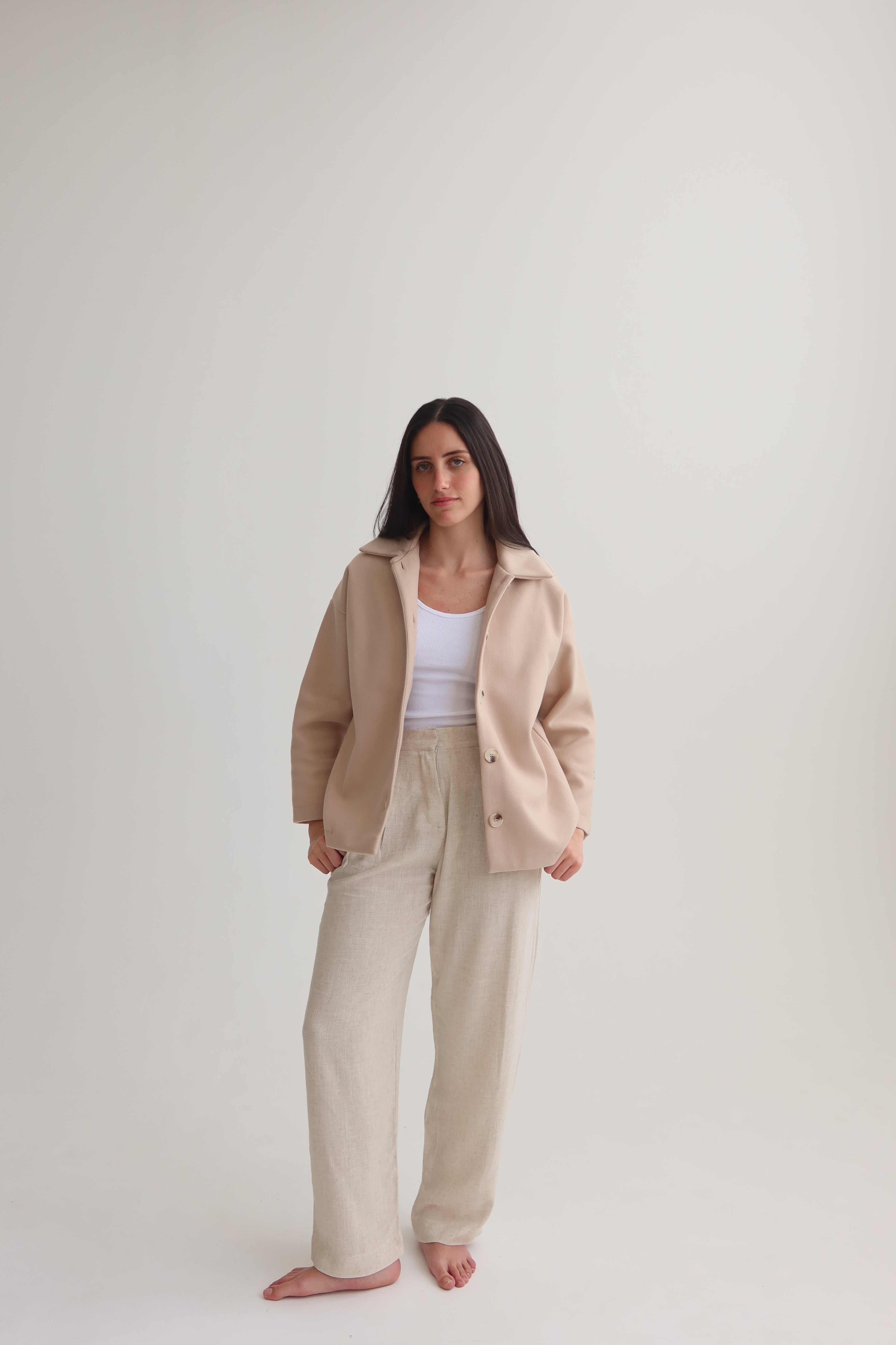 Boxy fit coat
