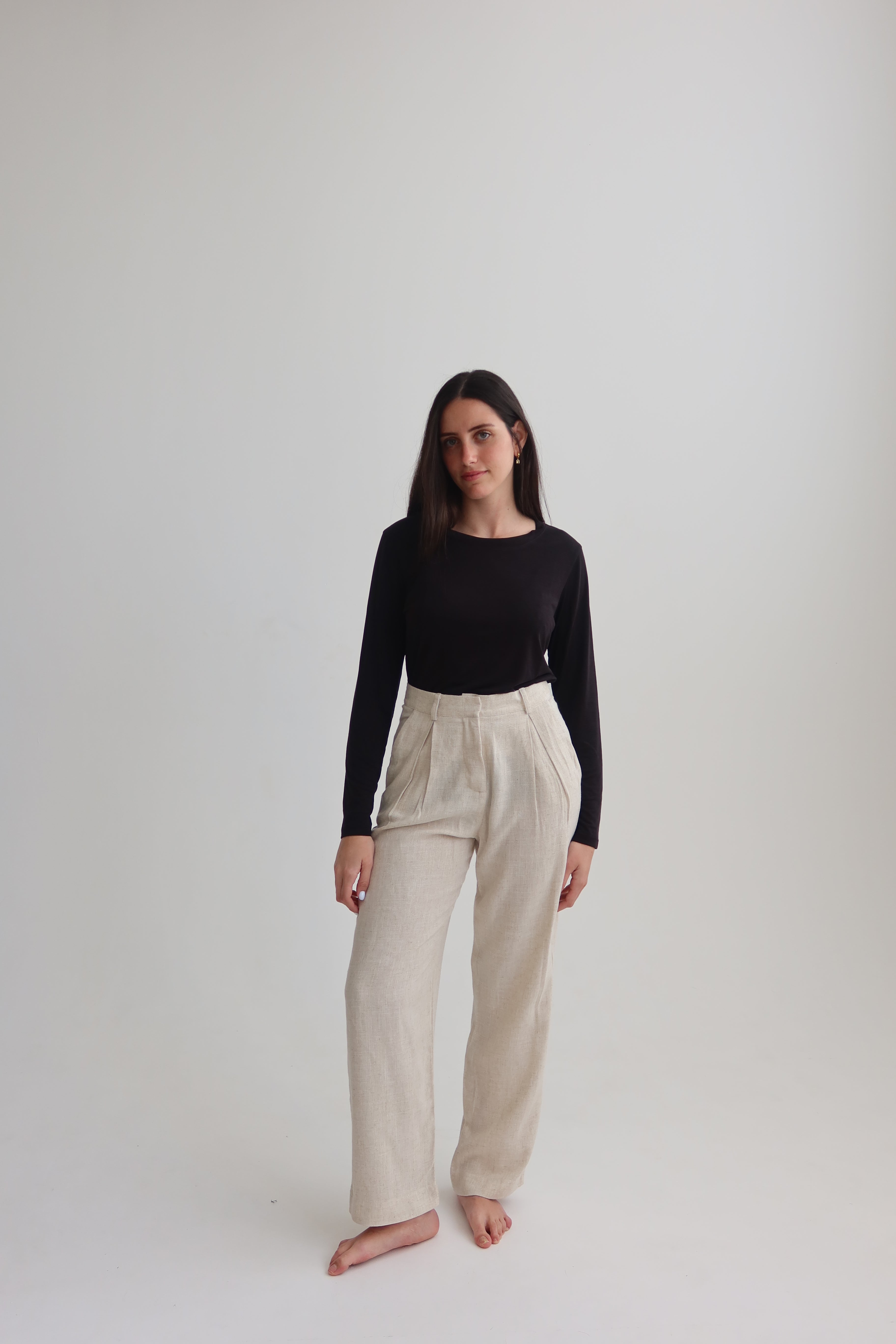 Stone tailored pants