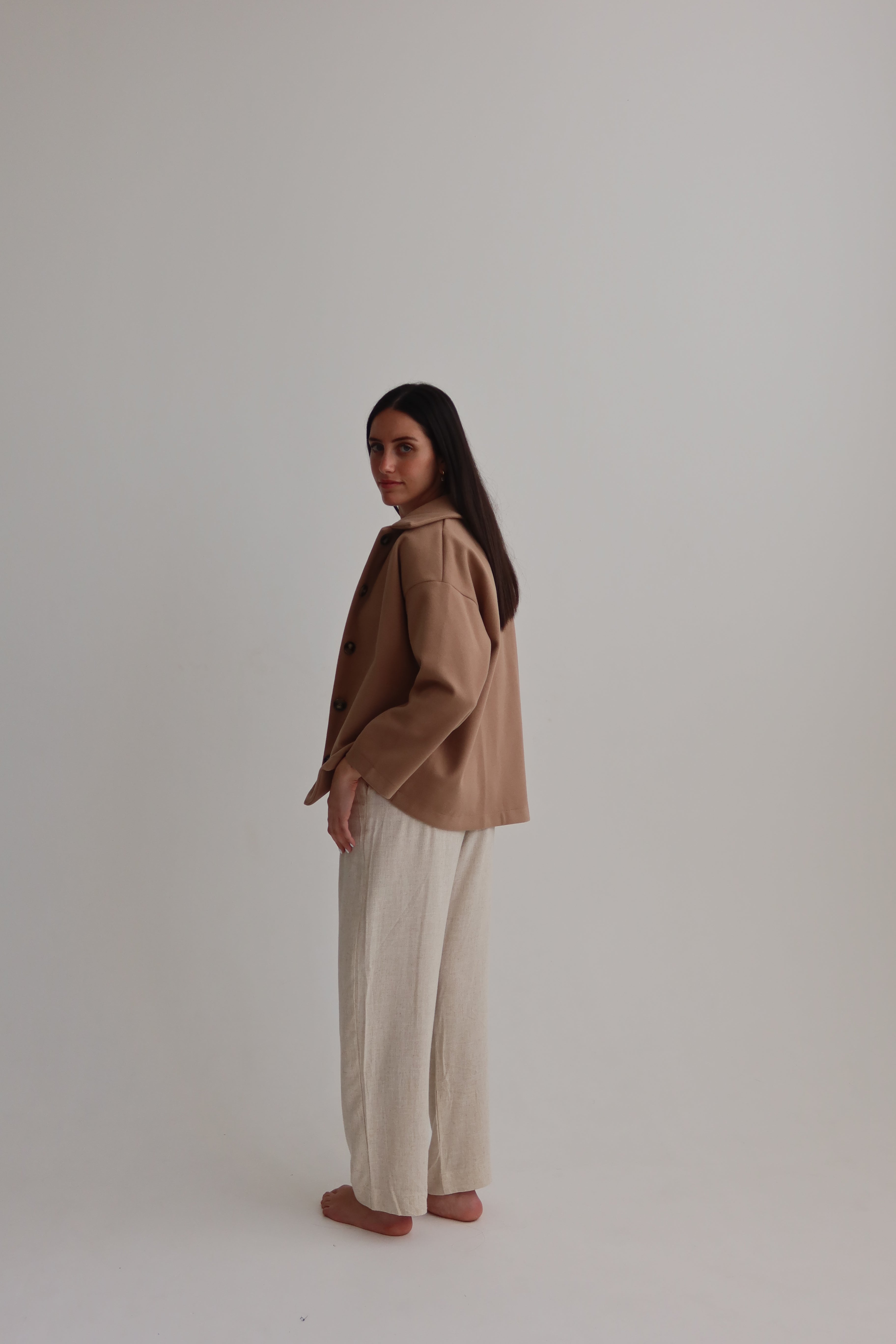 Boxy fit coat