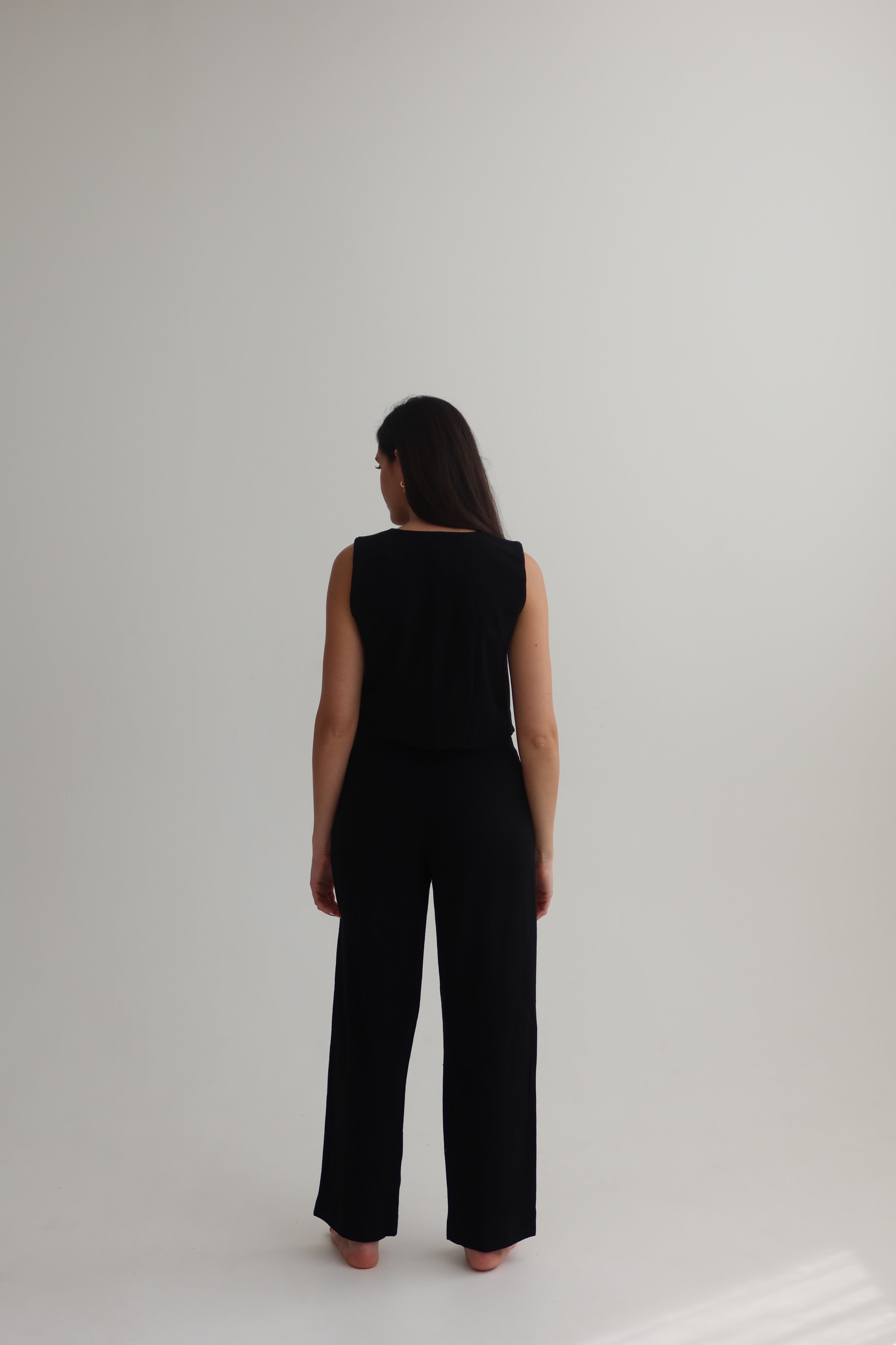 Black tailored pants